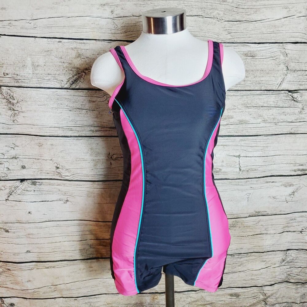 Ocean Blues Swimwear One Piece Swimsuit Womens  Comfort Size Small